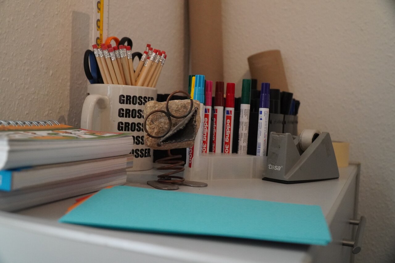 Material im Seminarraum des Stadtjugendrings.